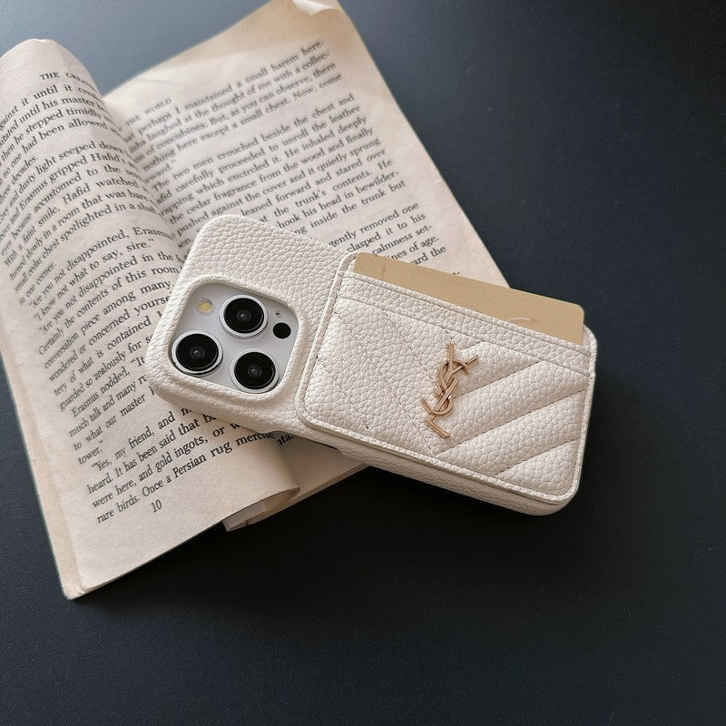 Saint Card Bag Color Läder iPhonefodral