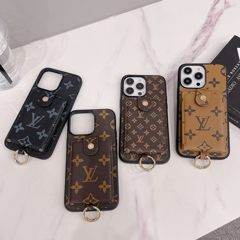 Lyxig kortväska Klassiskt färg iPhonefodral