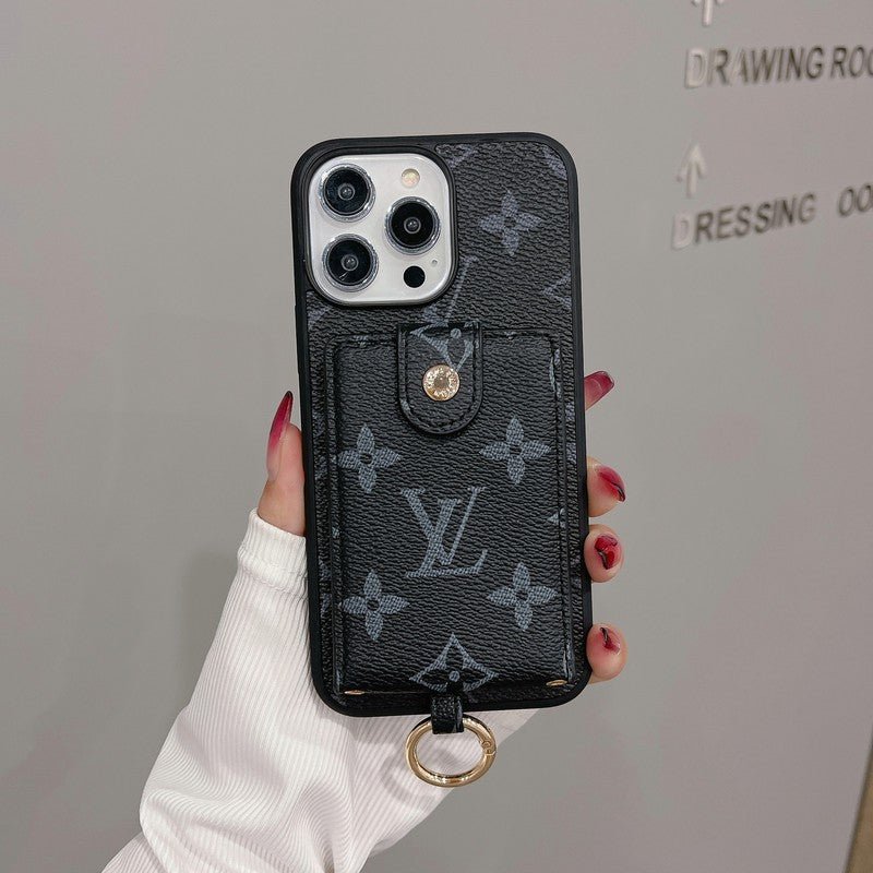 Lyxig kortväska Klassiskt färg iPhonefodral