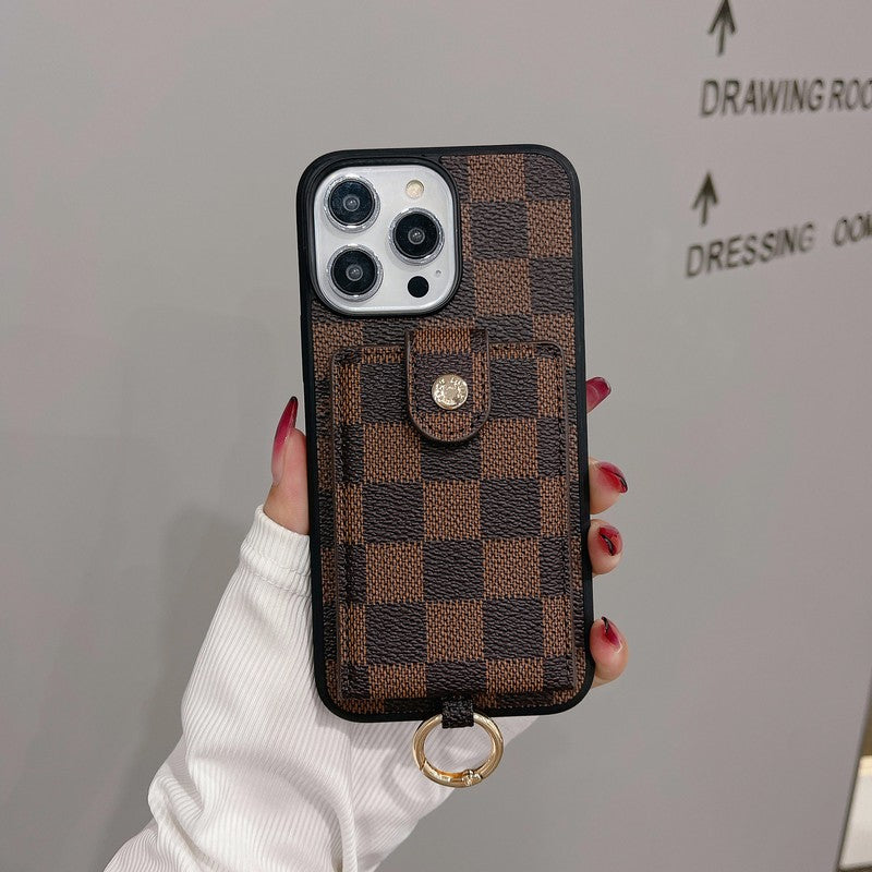 Lyxig kortväska Klassiskt färg iPhonefodral