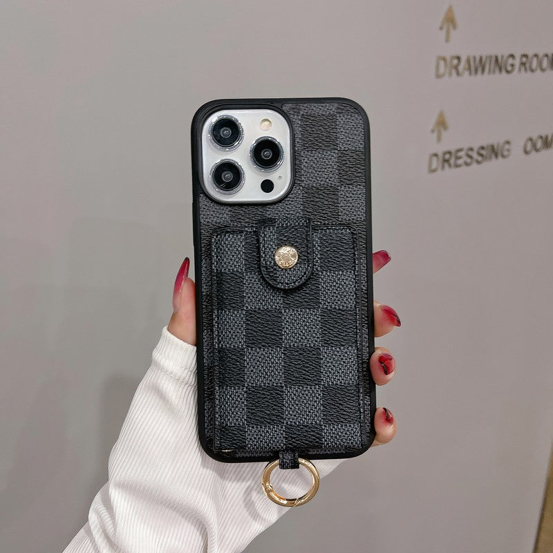 Lyxig kortväska Klassiskt färg iPhonefodral
