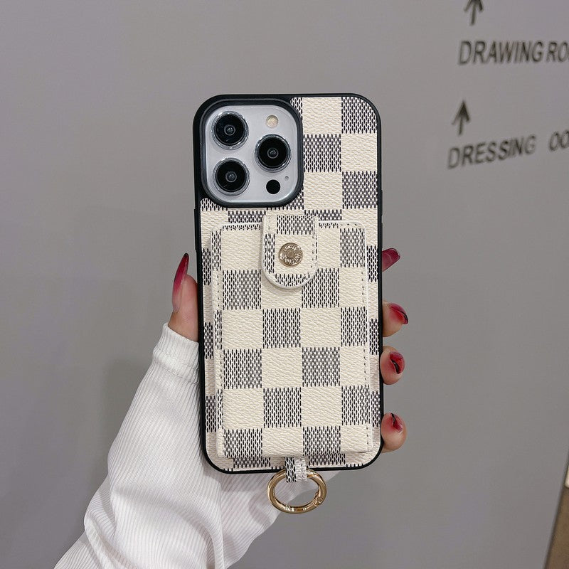 Lyxig kortväska Klassiskt färg iPhonefodral