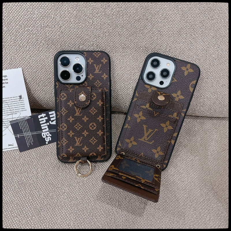 Lyxig kortväska Klassiskt färg iPhonefodral