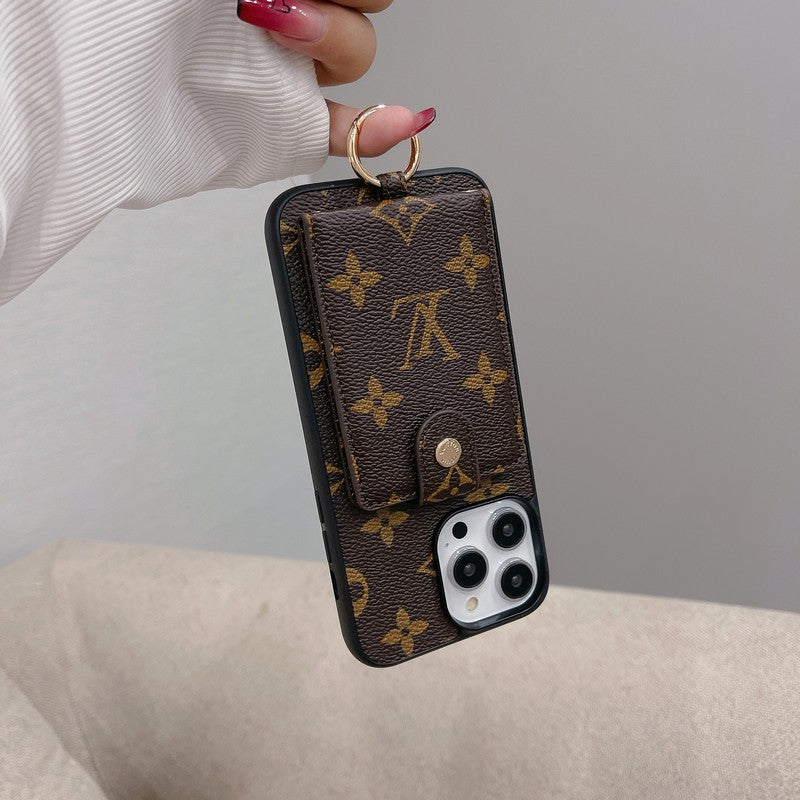 Lyxig kortväska Klassiskt färg iPhonefodral