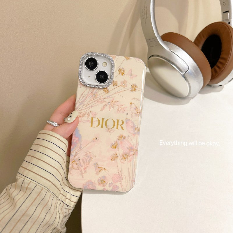 Funda de iPhone de cristal de moda