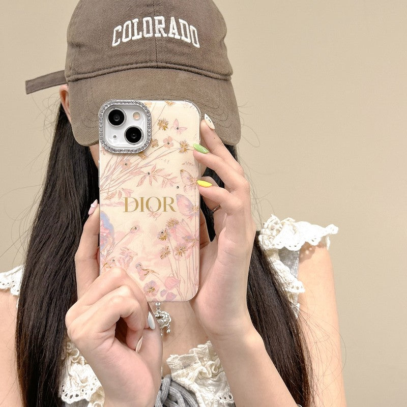 Funda de iPhone de cristal de moda