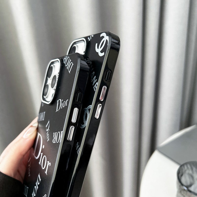 Vinilo o funda para iPhone Moda negra