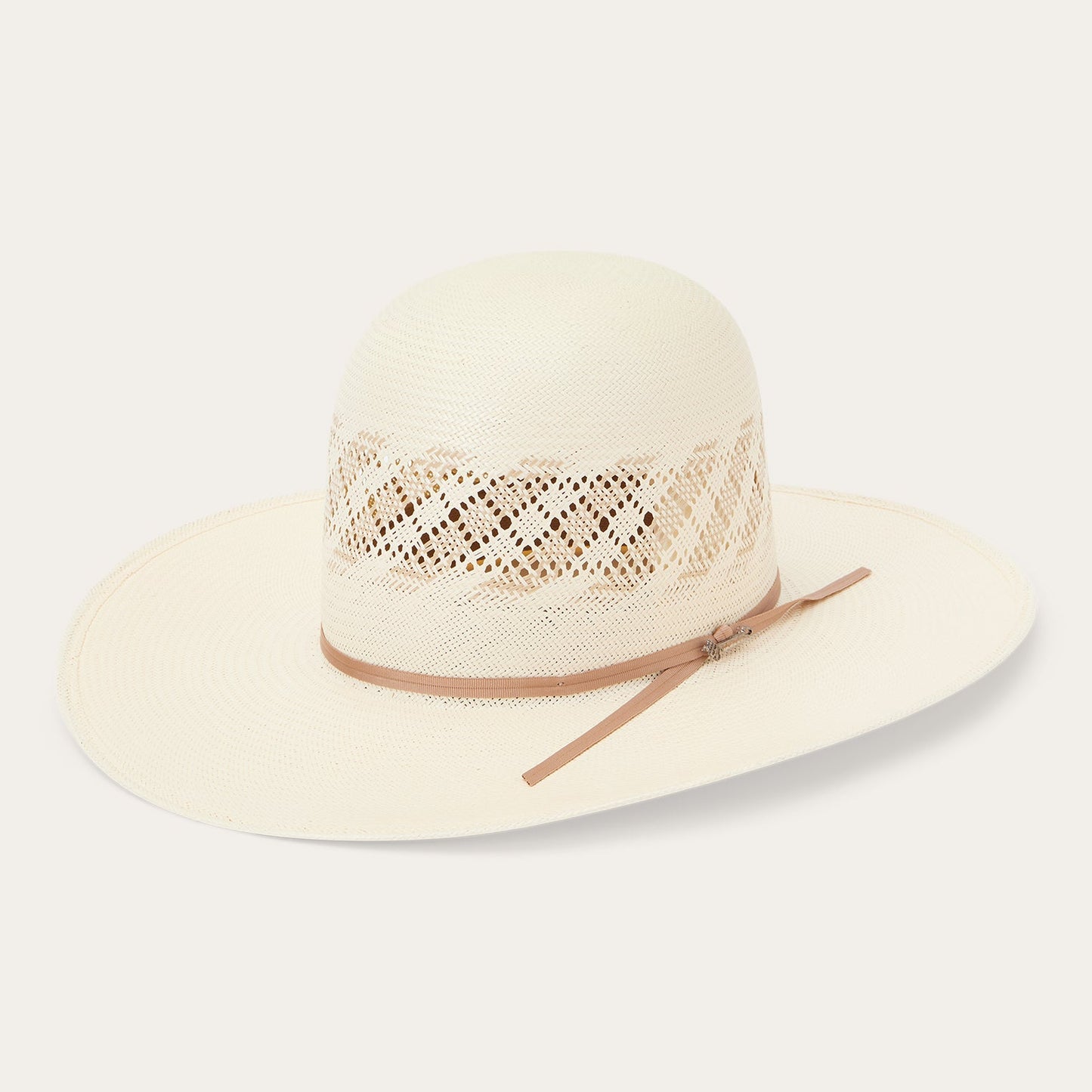 Thunder 10X Open Crown Straw Cowboy Hat