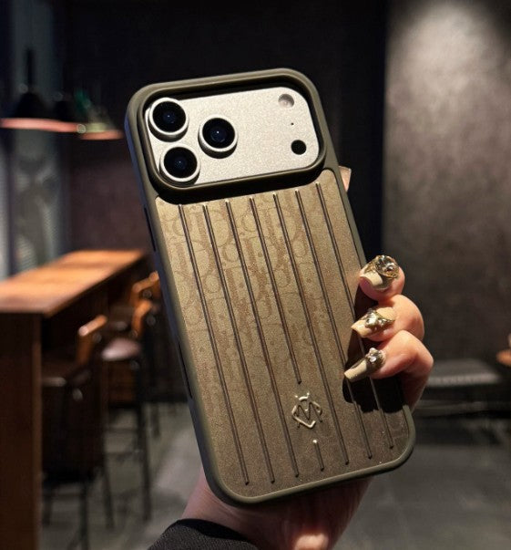 Funda de lujo para iPhone de aluminio Rimowa X