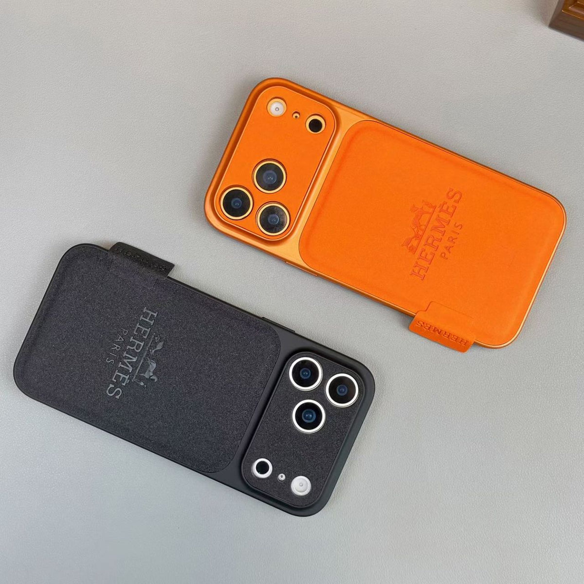 Funda de cuero premium para iPhone Classices: protección de lujo
