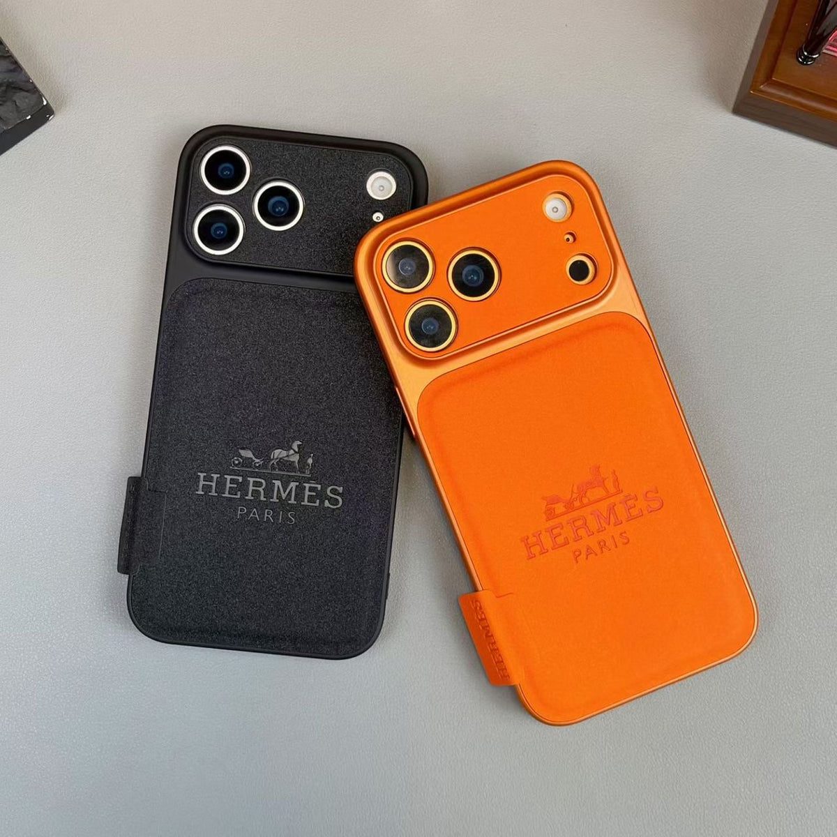 Funda de cuero premium para iPhone Classices: protección de lujo
