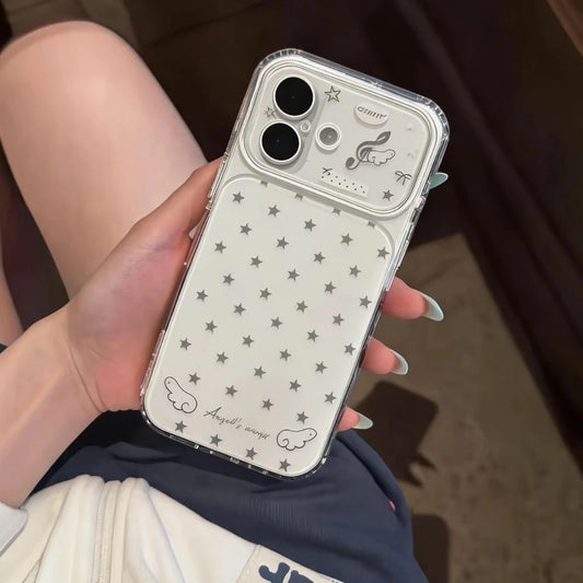 Estrella del latido del corazón del ángel Funda y vinilo para iPhone