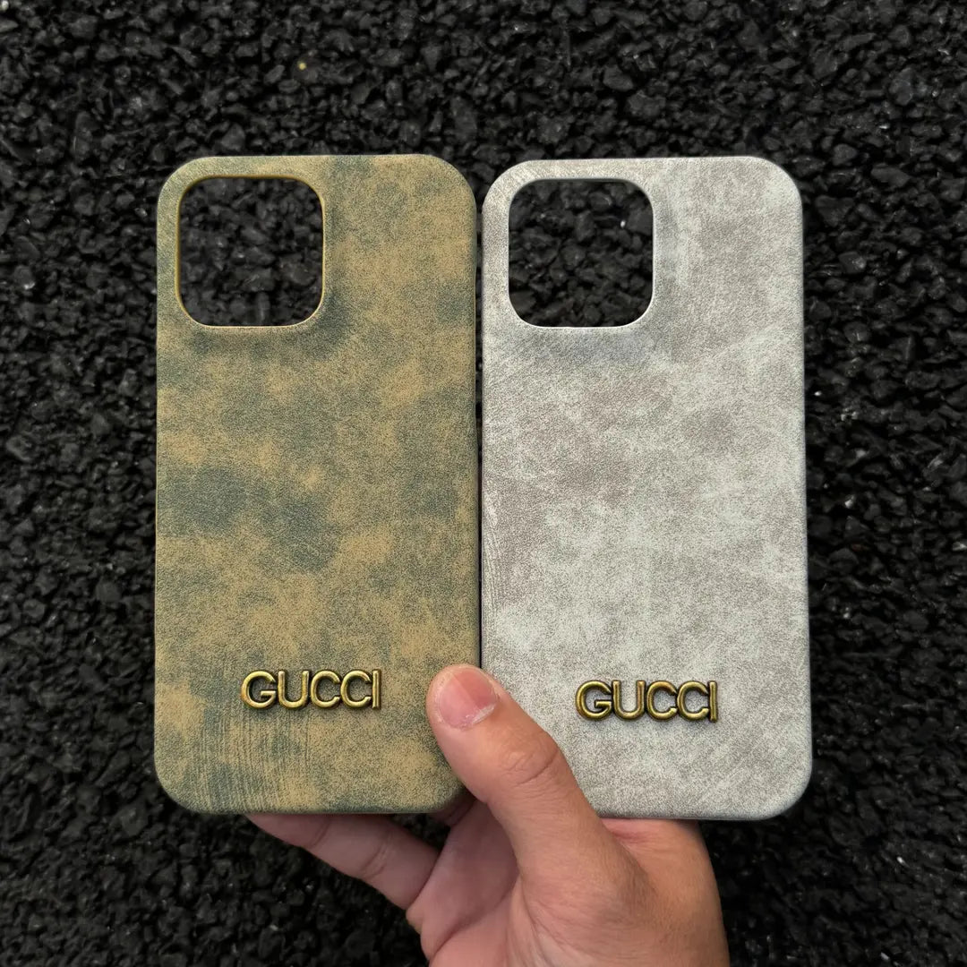 Klassiskt iPhonefodral i mockastil i vintagestil