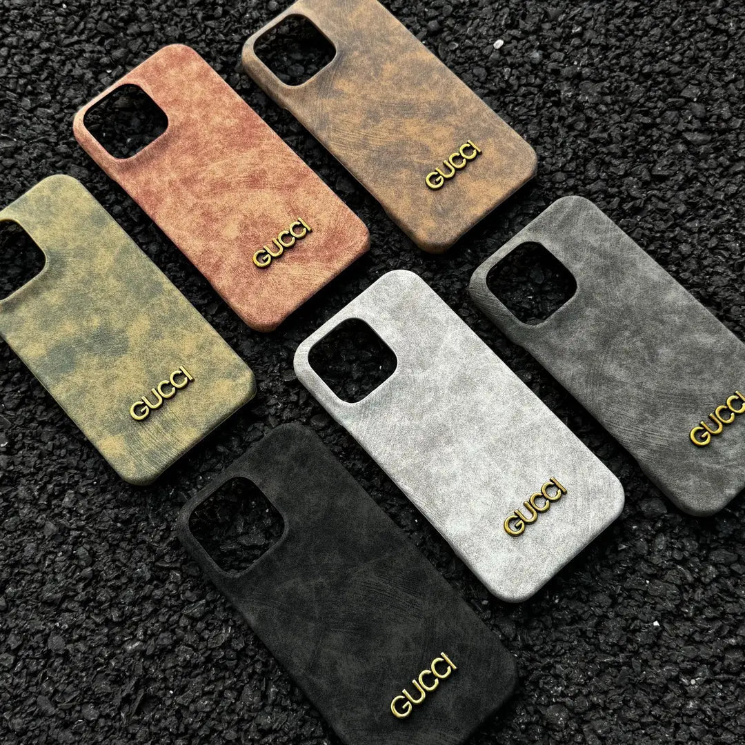 Klassiskt iPhonefodral i mockastil i vintagestil